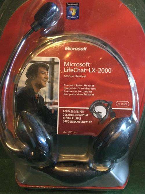 Microsoft LifeChat LX-2000 Mobile Headset (new)