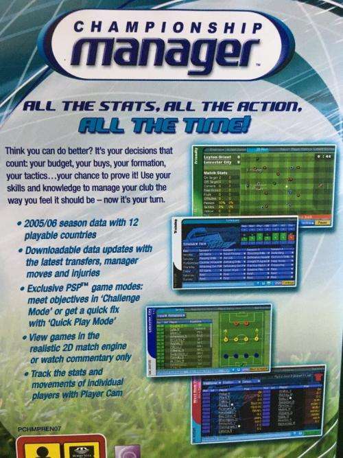 PSP - Championship Manager