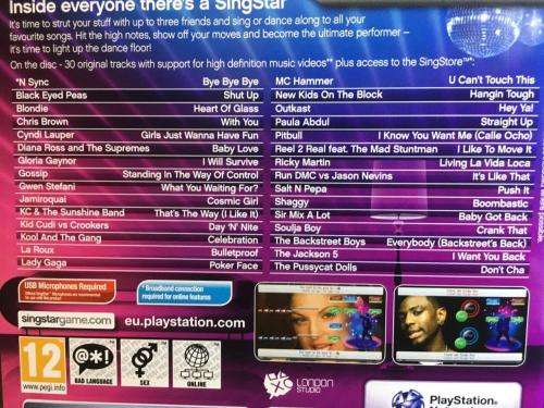 PS3 - Singstar Dance - Move Features