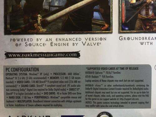 PC - Dark Messiah Might and Magic
