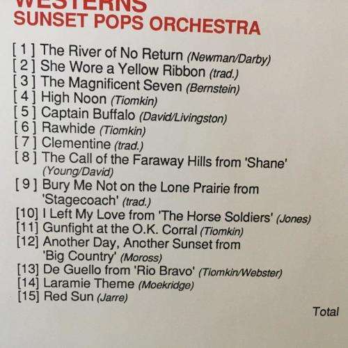CD - Music Of The Great Westerns