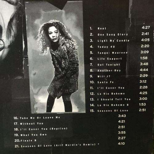 CD - Rent - The Best of Highlights From The Original Music the Original Cast Recording