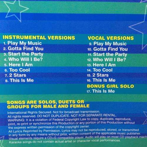 CD - Camp Rock - Disney Karaoke Series