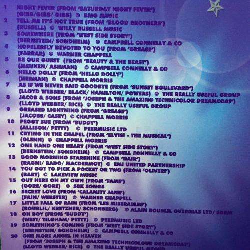 CD - Night Fever - 20 Songs From The Musicals