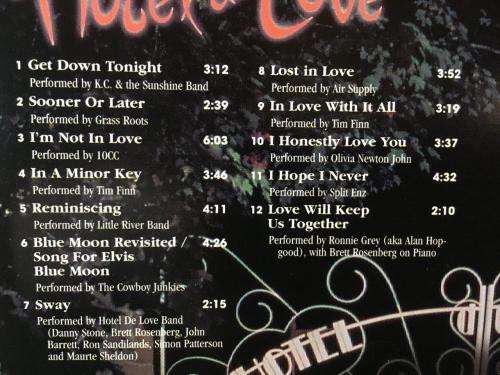 CD - Hotel de Love - Original Motion Picture Soundtrack