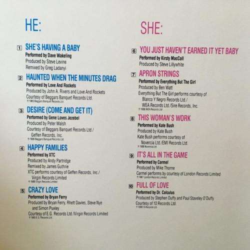 CD - She`s Having A Baby - Original Motion Picture Soundtrack