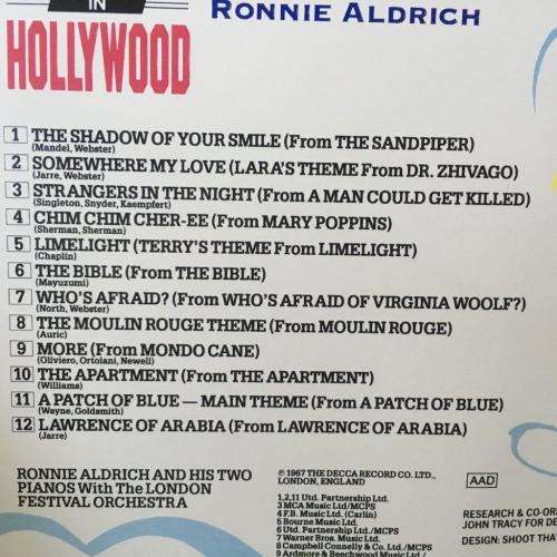 CD - Two Pianos In Hollywood - Ronnie Aldrich