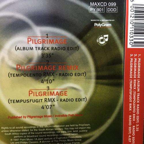 CD - Pilgrimage - The Radio Edits (Single)