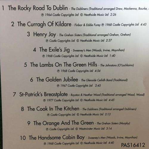 CD - The Best Of Irish Folk - Volume One