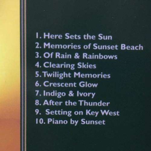 CD - Piano by Sunset