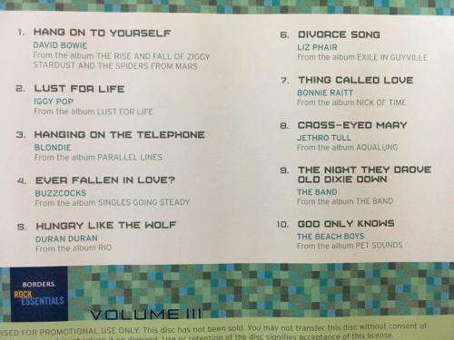 CD - Borders - Rock Essentials Volume III