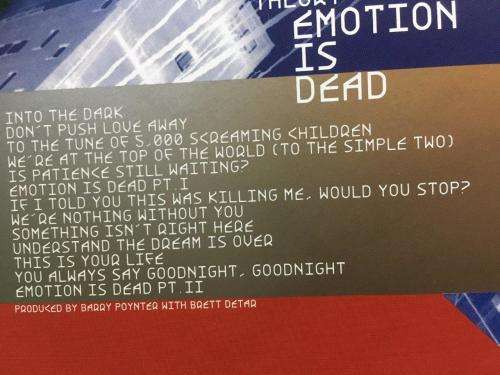 CD - The Juliana Theory - Emotion Is Dead