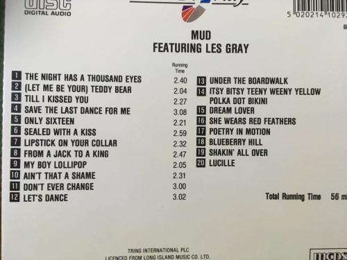 CD - MUD - Featuring Les Gray
