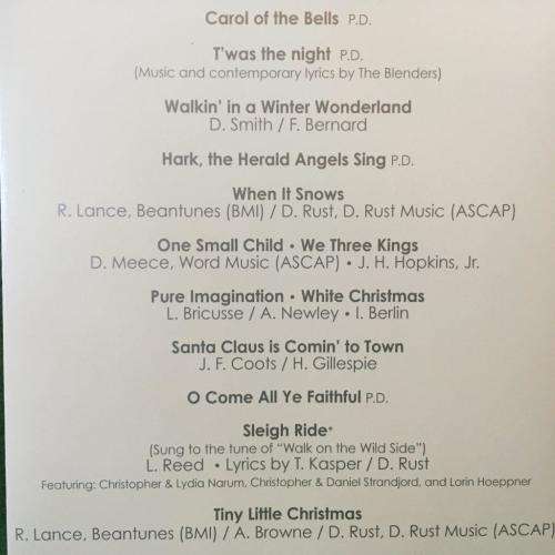 CD - The Blenders - When It Snows