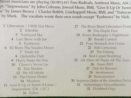 CD - Free Radicals - Aerial Bombardment