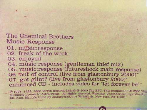 CD - The Chemical Brothers - Music Response