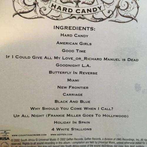 CD - Counting Crows - Hard Candy