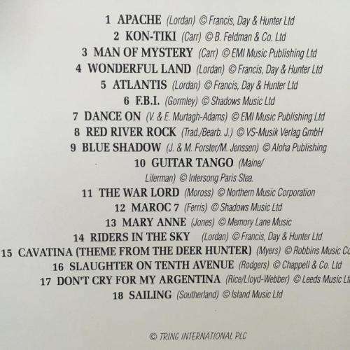 CD - The Apaches - Play the hits of The Shadows