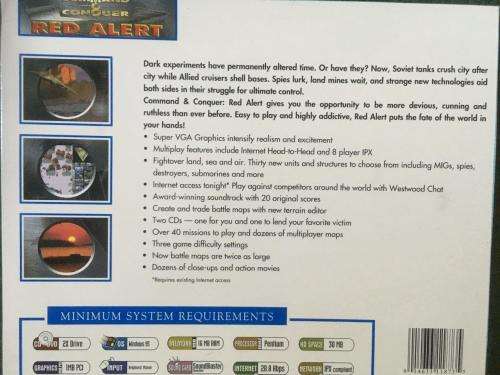 PC - Command & Conquer Red Alert (Windows 95/98)