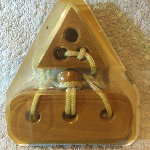 Vintage Hatchette Partworks Wooden Puzzle Brain Teaser no 4 (New Sealed)