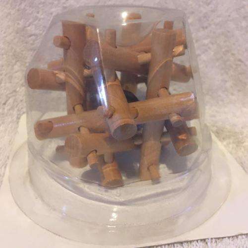 Vintage Hatchette Partworks Wooden Puzzle Brain Teaser no 13 (New Sealed)