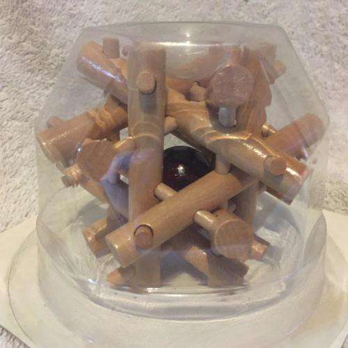 Vintage Hatchette Partworks Wooden Puzzle Brain Teaser no 13 (New Sealed)