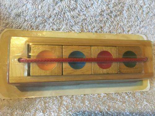 Vintage Hatchette Partworks Wooden Puzzle Brain Teaser no 19 (New Sealed)