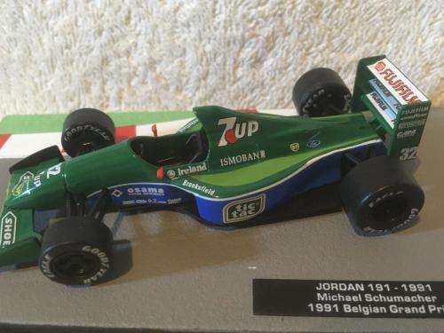 Jordan 191 - 1991 Michael Schumacher 1991 Belgian GP -  F1 Car Collection 1:43 Scale Die Cast