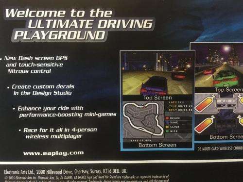 Nintendo DS - Need For Speed Underground 2
