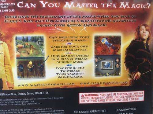 Nintendo DS - Harry Potter and the Goblet Of Fire