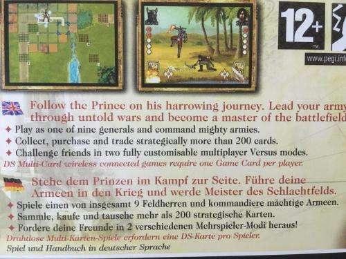 Nintendo DS - Battles of Prince of Persia