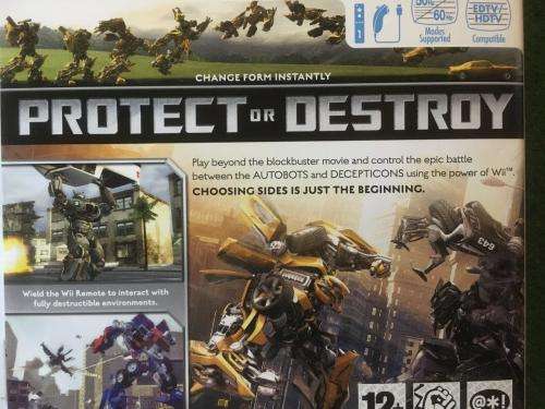 Wii - Transformers The Game