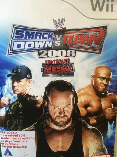 Wii - SmackDown VS Raw 2008 Featuring ECW