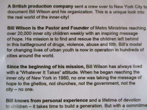 DVD - The Legend of Bill Wilson