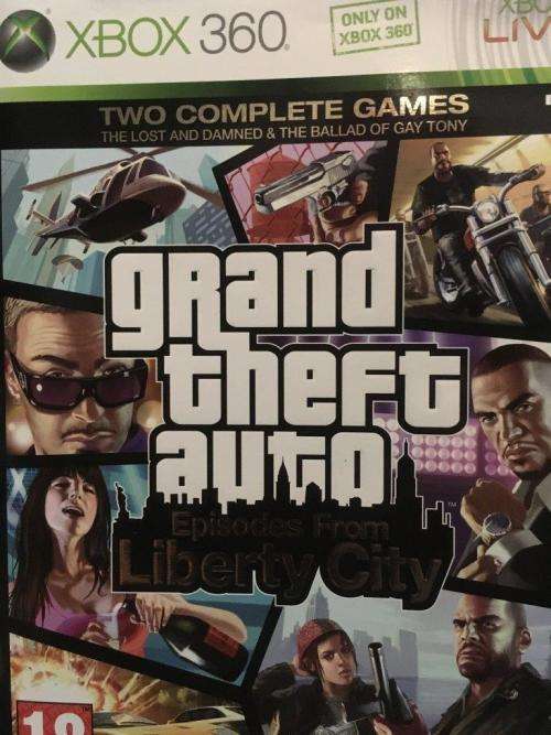 Xbox 360 - Grand Theft Auto Episodes From Liberty City (Lost & The Damned + Ballad of Gay Tony)