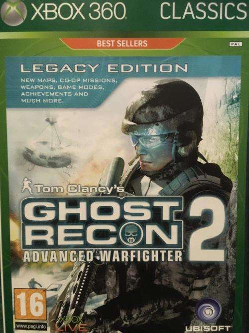 Xbox 360 - Ghost Recon 2 Advanced Warfighter Tom Clancy`s Legacy Edition - Classics