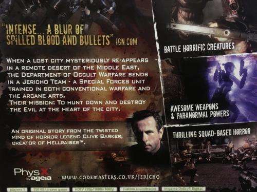 Xbox 360 - Clive Barker`s Jericho