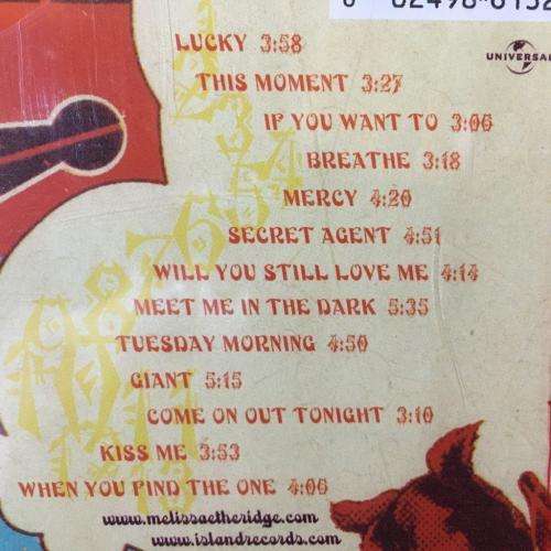 CD - Melissa Etheridge - Lucky (New Sealed)