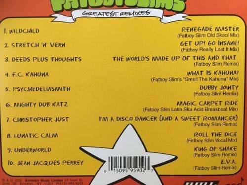 CD - FatBoy Slim`s  Greatest Remixes