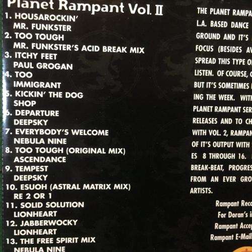 CD - Planet Rampant Vol.II