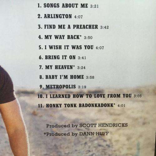 CD - Trace Adkins - Songs About Me
