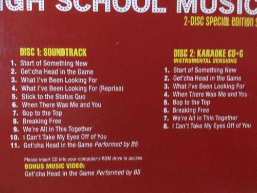 CD - High School Musical - 2 Disc Special Edition Soundtrack