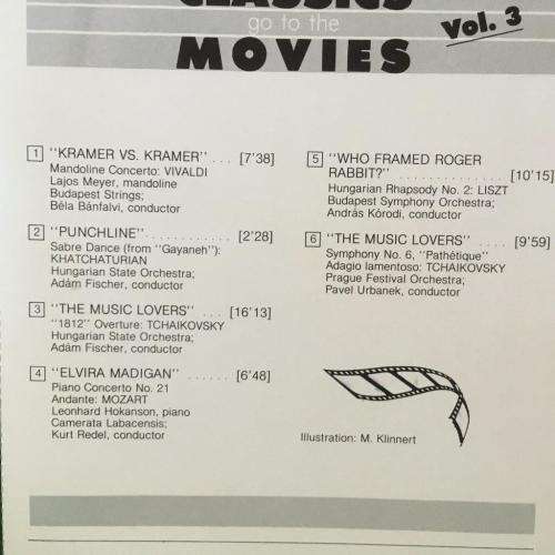 CD - Classics go to the Movies Vol.3