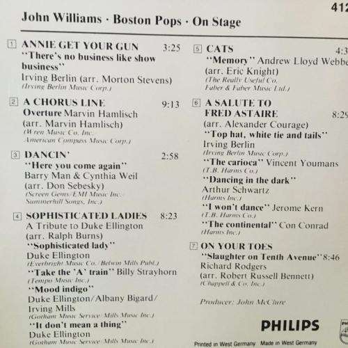 CD - John Williams Boston Pops On Stage
