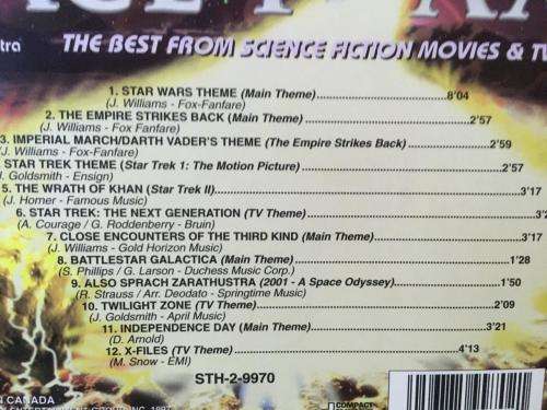 CD - Space Trax - The Best From Science Fiction Movies & TV