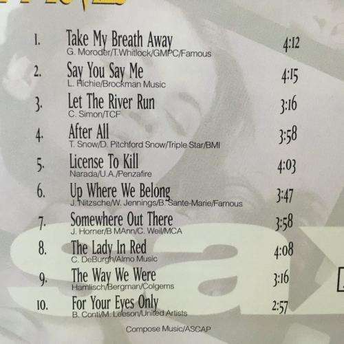 CD - Sensuous Sax The Movies