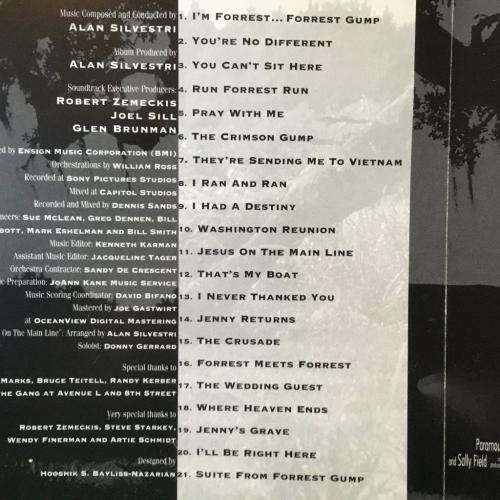 CD - Forrest Gump - Original Motion Picture Score