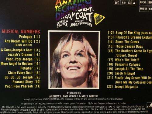 CD - Joseph and the Amazing Technicolor Dreamcoat - Andrew Lloyd Webber