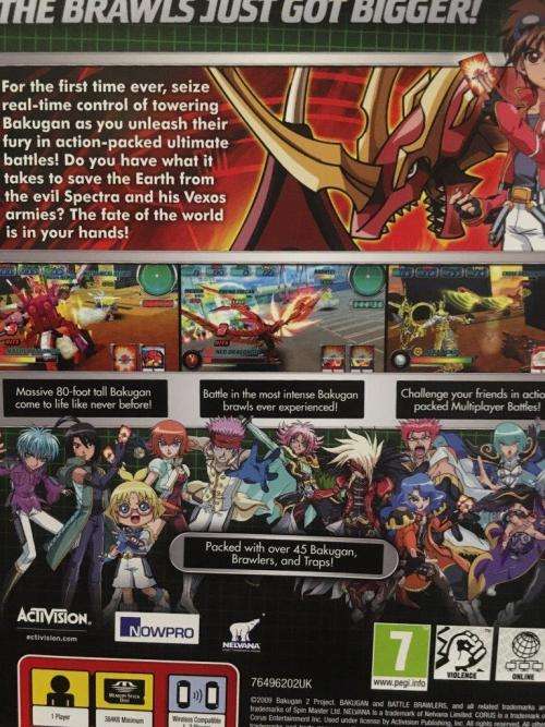 PSP - Bakugan - Defenders of the Core