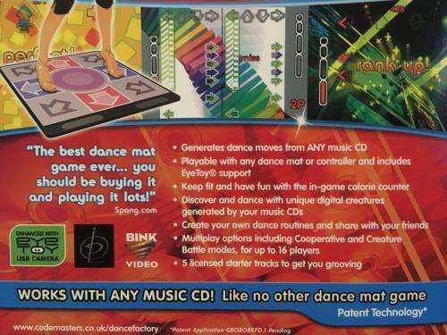 PS2 - Dance Factory